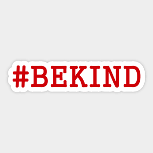 #BEKIND Red Sticker